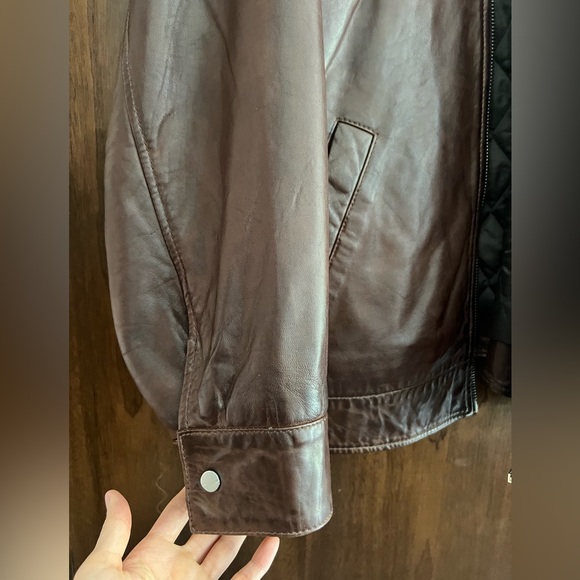 LAMARQUE Women's Rich Brown Leather Jacket - Picture 2 of 7